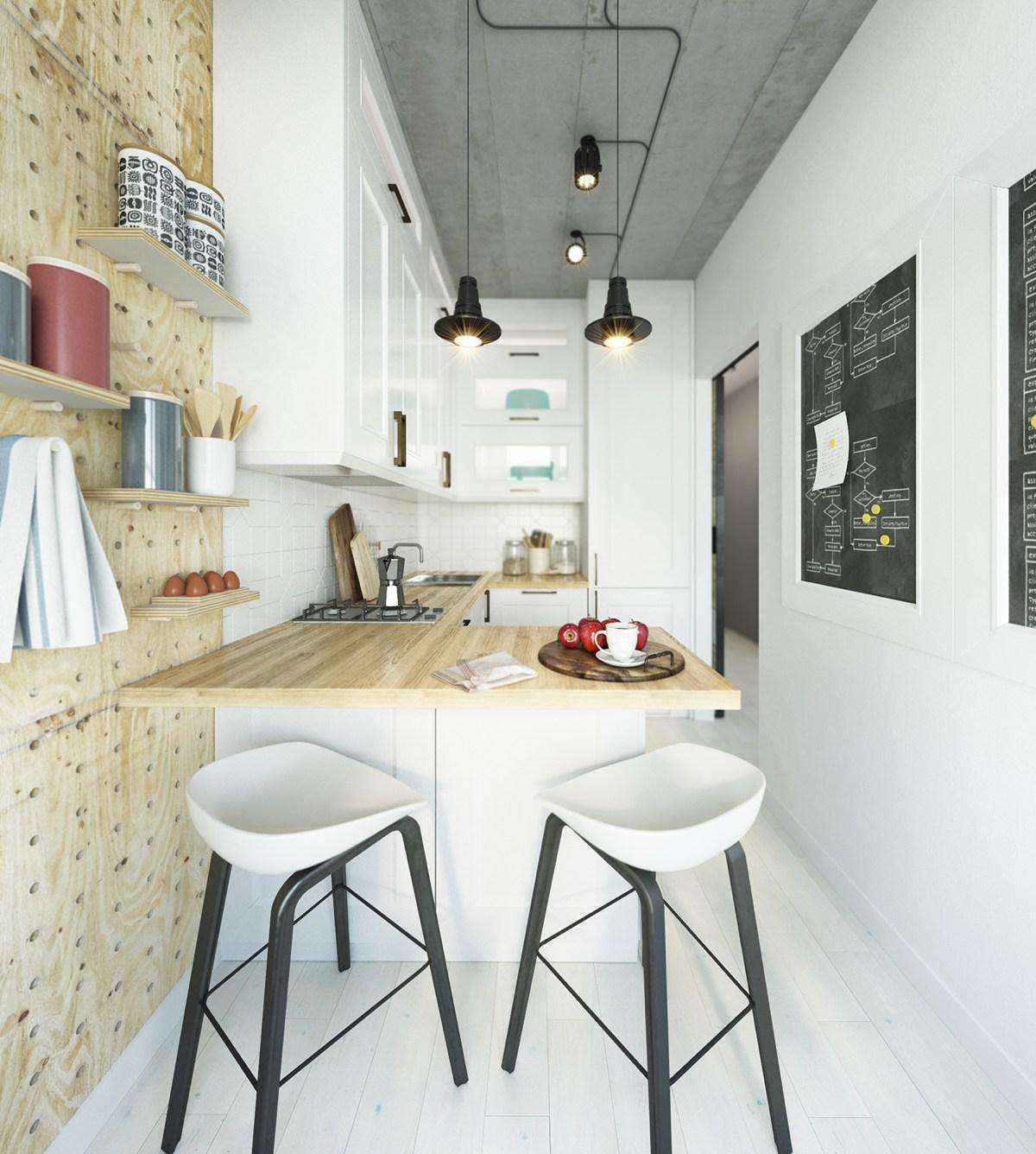 Две идеи дизайна супермаленькой квартиры 14 | Дока-Мастер