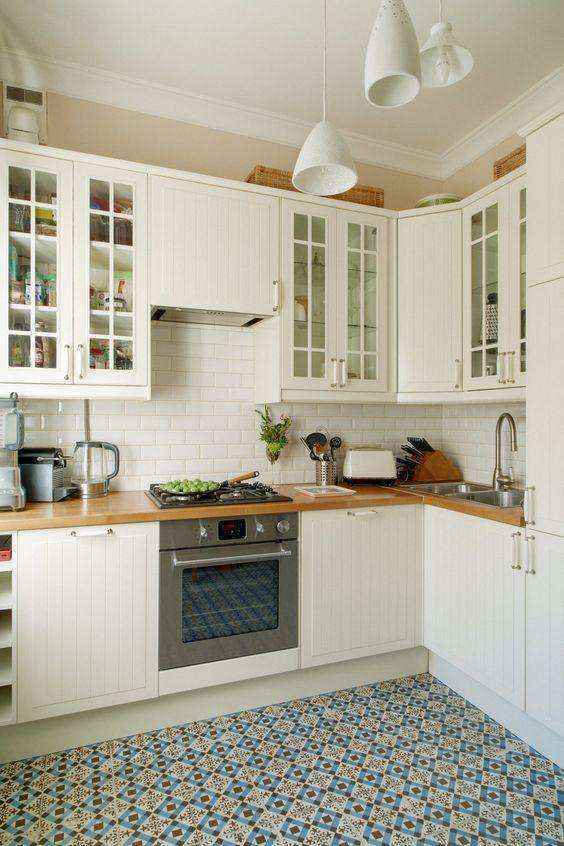 Потрясающие идеи для маленькой уютной кухни 47 | Дока-Мастер
