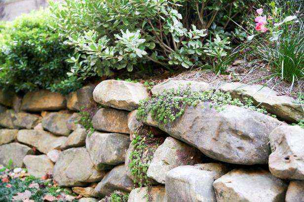 Как построить поддерживающую стену из натурального камня 15 | Дока-Мастер