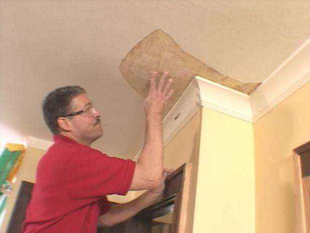 Как исправить вздувшийся гипсокартонный потолок 4 | Дока-Мастер