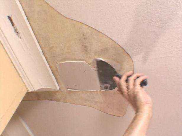 Как исправить вздувшийся гипсокартонный потолок 6 | Дока-Мастер