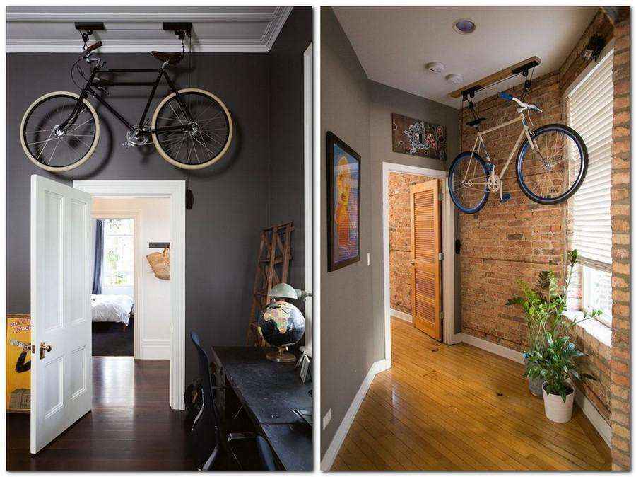 Как удобно хранить велосипед в квартире 8 | Дока-Мастер