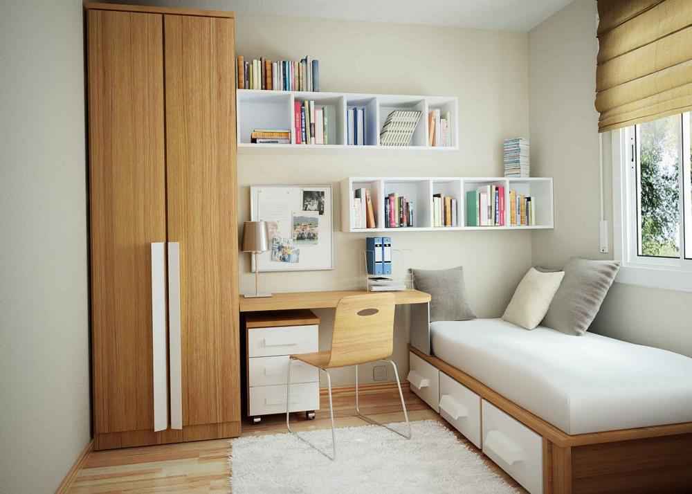 9 умных идей для маленькой спальни 11 | Дока-Мастер