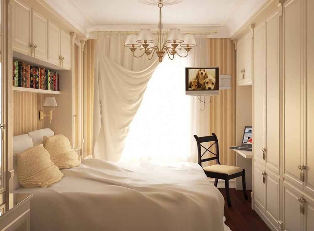 9 умных идей для маленькой спальни 6 | Дока-Мастер