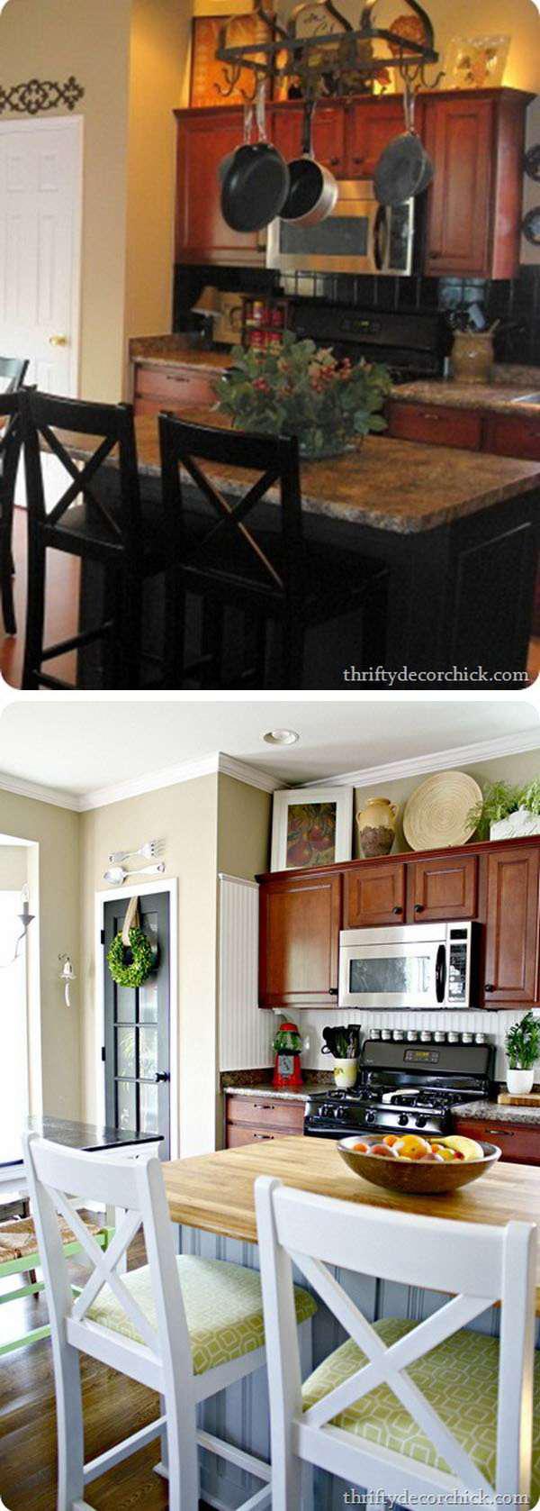 25 идей переделки старой кухонной мебели 12 | Дока-Мастер