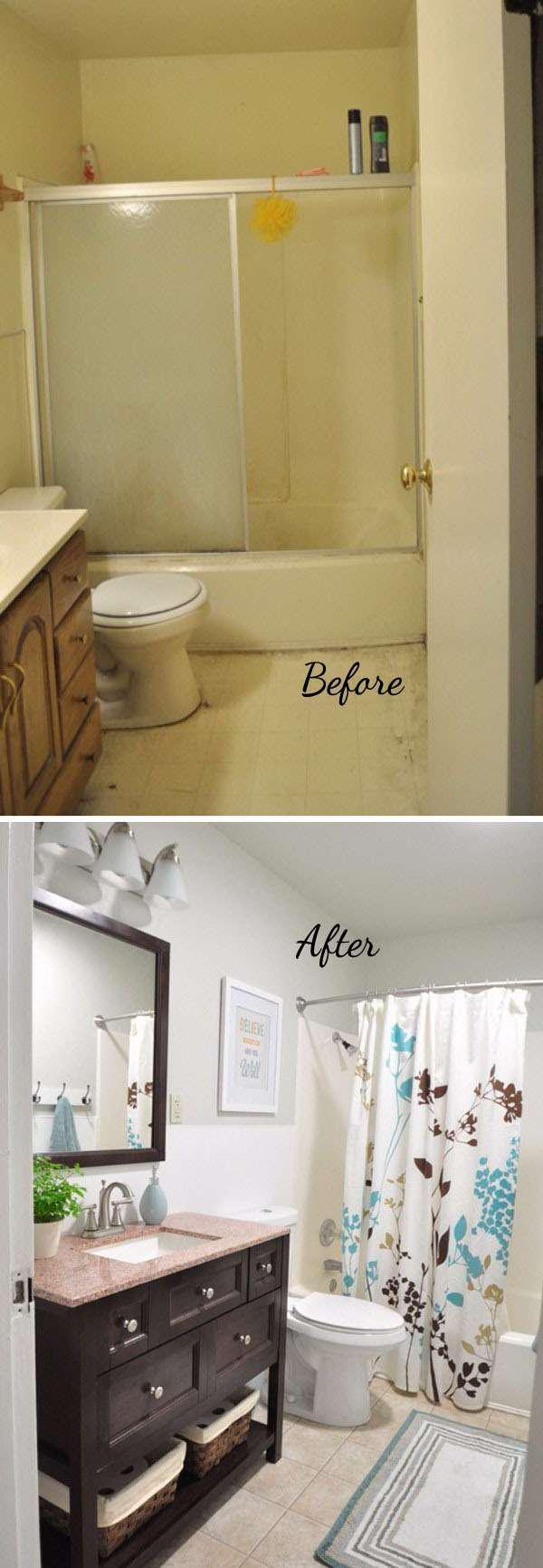 16 идей преображения старой ванной комнаты 12 | Дока-Мастер