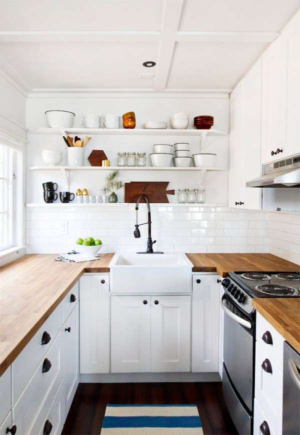 35 идей дизайна для маленькой кухни 15 | Дока-Мастер