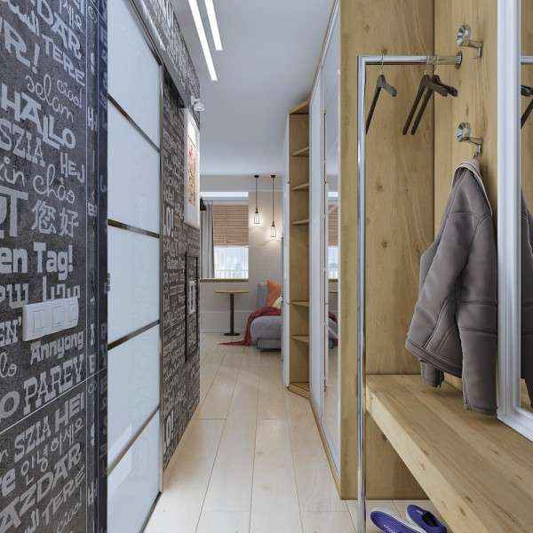 Дизайн квартиры площадью 17 квадратных метров для одинокого молодого человека 4 | Дока-Мастер