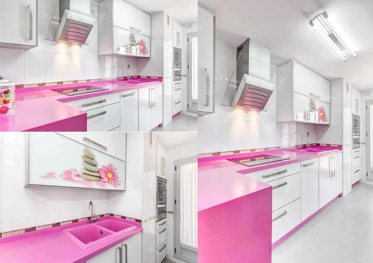 20 идей кухонь в розовом цвете 34 | Дока-Мастер