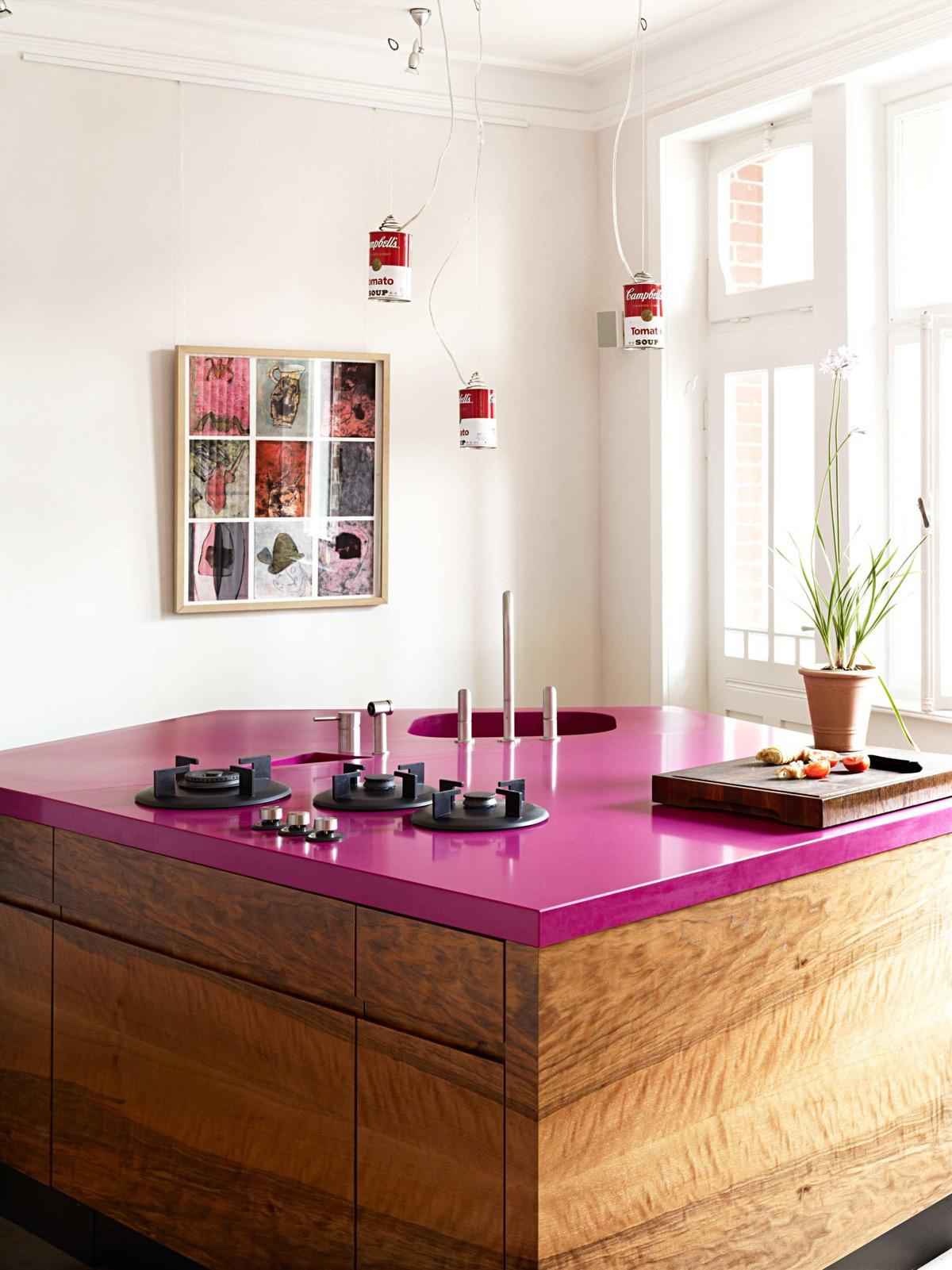 20 идей кухонь в розовом цвете 35 | Дока-Мастер