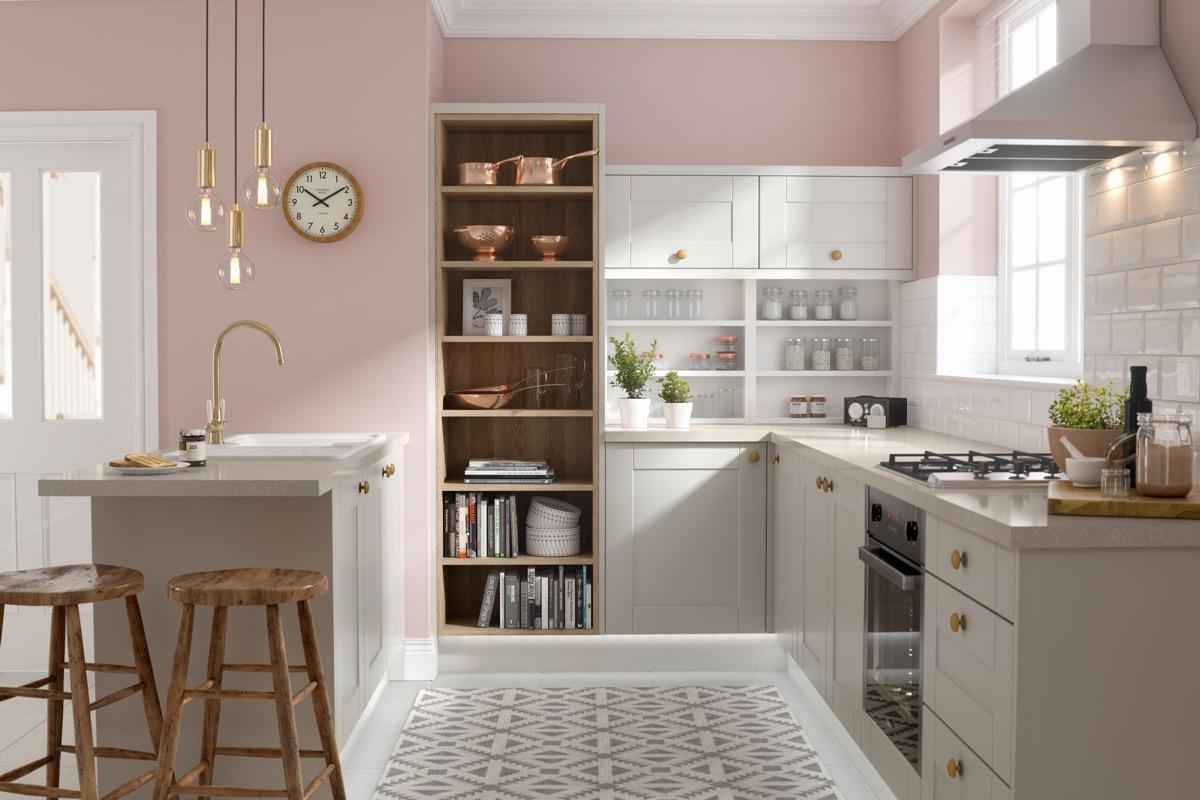 20 идей кухонь в розовом цвете 5 | Дока-Мастер