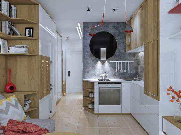 Дизайн квартиры площадью 17 квадратных метров для одинокого молодого человека 5 | Дока-Мастер
