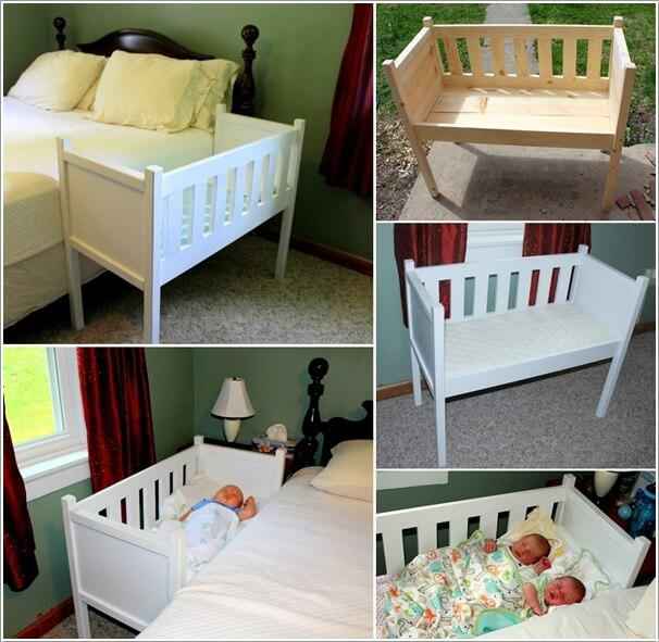 10 идей приставных кроваток для новорожденных 7 | Дока-Мастер