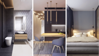 Дизайн интерьера небольшой квартиры для молодой пары 204 | Дока-Мастер