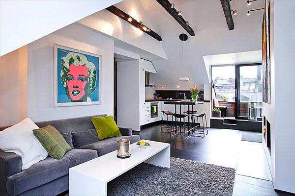 30 лучших идей дизайна небольших квартир 26 | Дока-Мастер