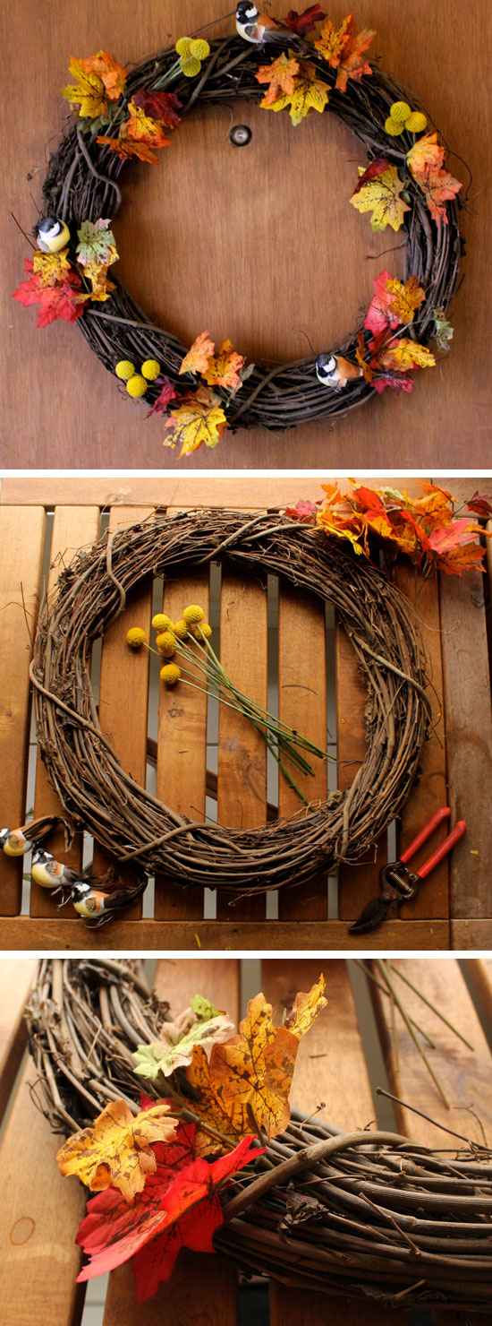 Как украсить дом осенью природными материалами 11 | Дока-Мастер