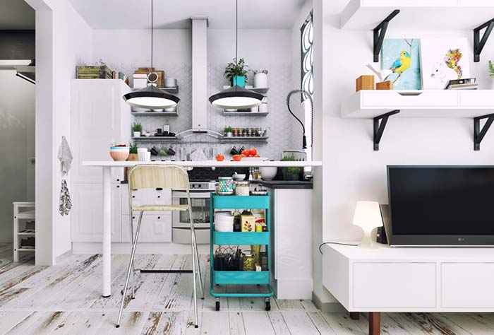 Идеи оформления маленьких квартир. Правила и примеры 24 | Дока-Мастер