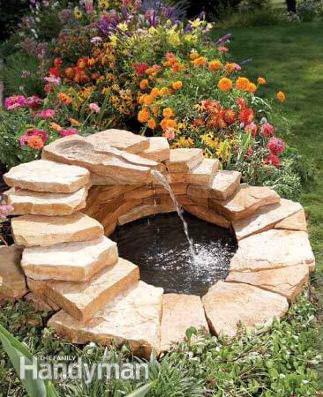 24 идеи фонтана в вашем саду 10 | Дока-Мастер