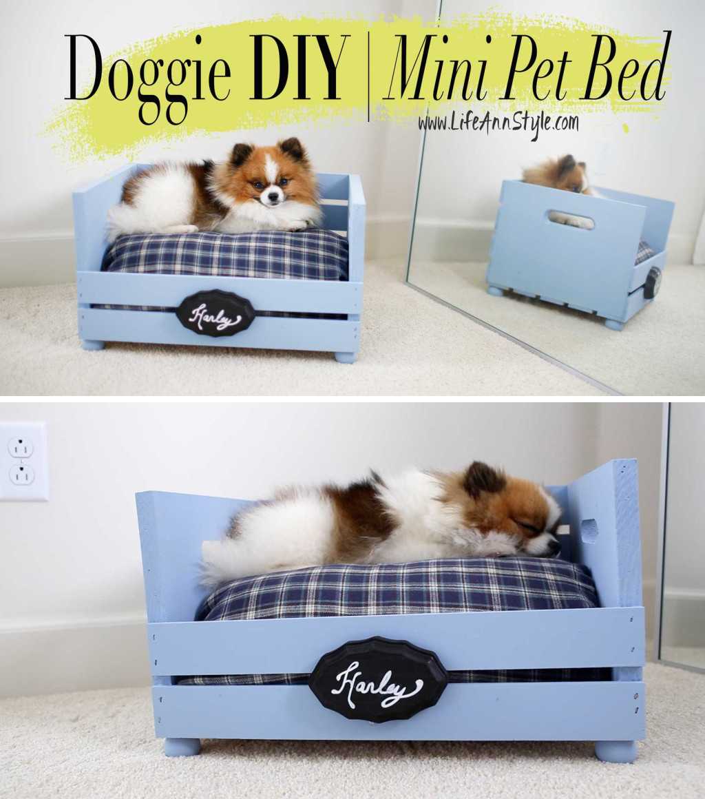 Кровати для домашних животных из подручных материалов 11 | Дока-Мастер