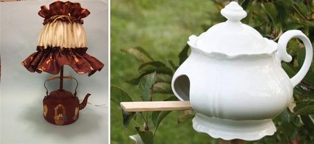 Потрясающие идеи самоделок из чашек и чайников 19 | Дока-Мастер