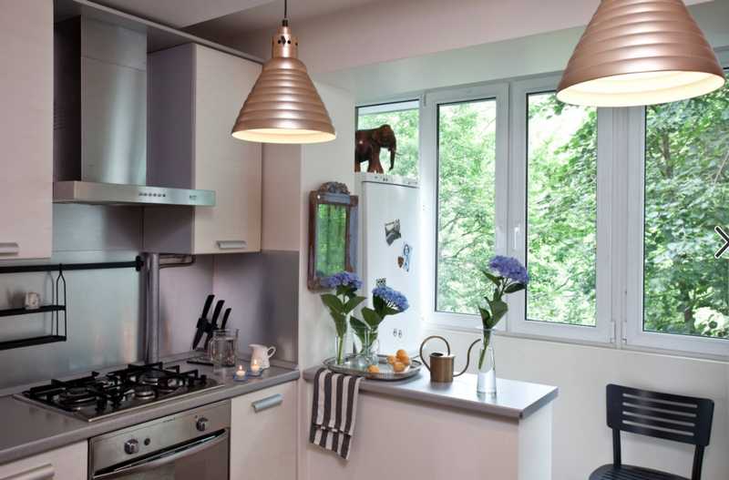 Как увеличить небольшую кухню за счет балкона или лоджии 10 | Дока-Мастер