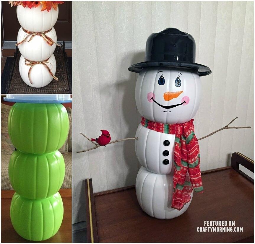 10 способов сделать снеговика из подручных средств 2 | Дока-Мастер