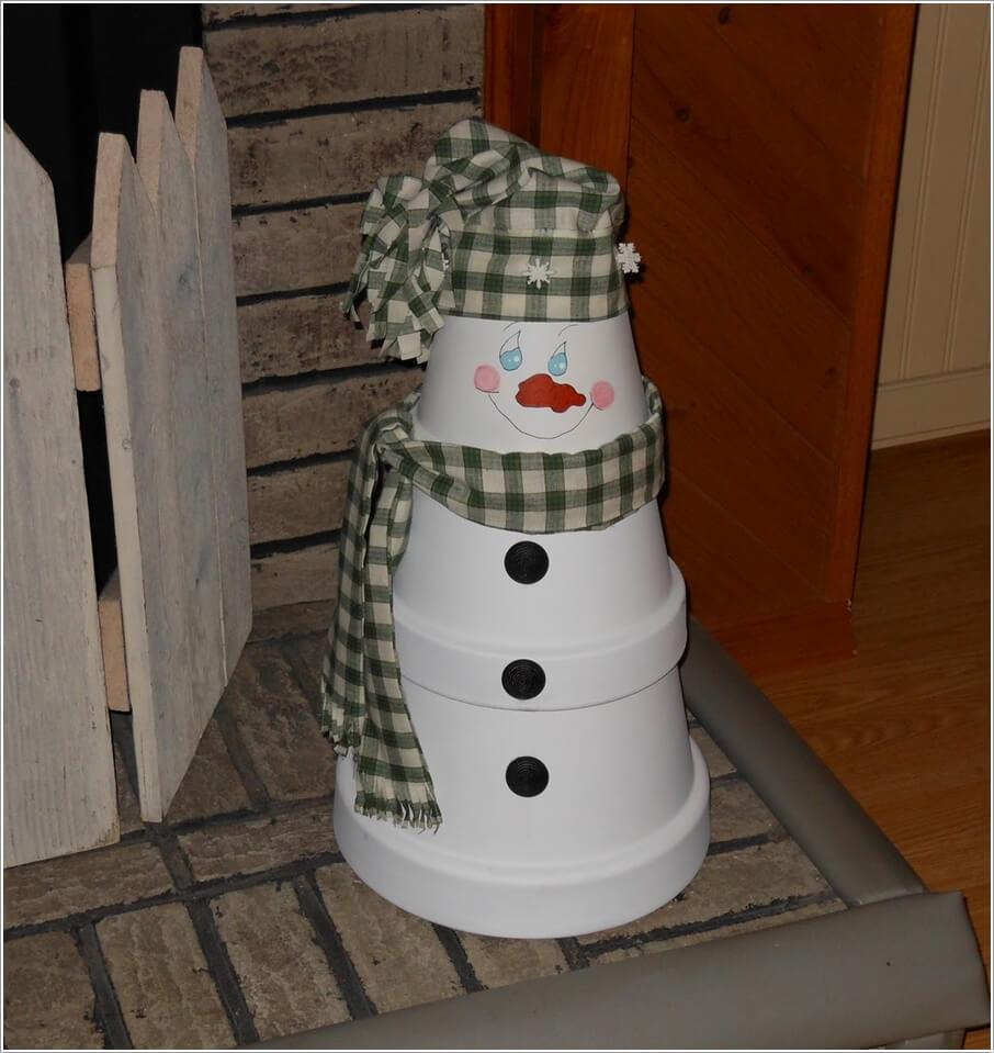 10 способов сделать снеговика из подручных средств 7 | Дока-Мастер