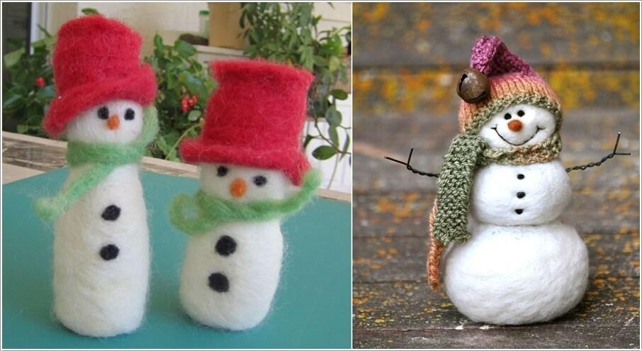 10 способов сделать снеговика из подручных средств 8 | Дока-Мастер