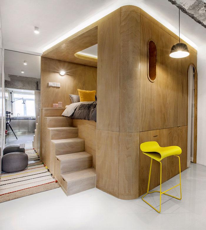 Современный дизайн квартиры площадью 40 м² 8 | Дока-Мастер