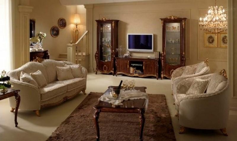 Итальянская мебель в классическом стиле для гостиной 3 | Дока-Мастер