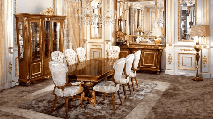 Итальянская мебель в классическом стиле для гостиной 1 | Дока-Мастер
