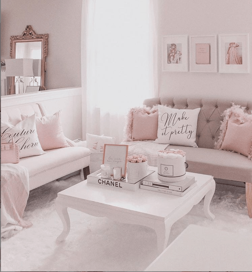 Millennial pink: 40 очаровательных идей домашнего декора 13 | Дока-Мастер