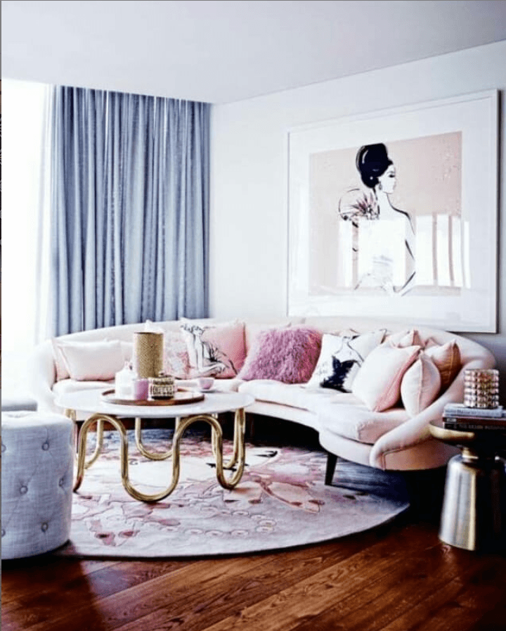 Millennial pink: 40 очаровательных идей домашнего декора 36 | Дока-Мастер